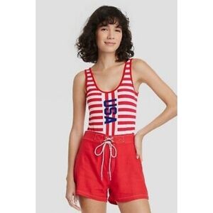 Isaac Morris USA Graphic Bodysuit